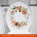 MT23025 Hand-painted Flower Wreath
