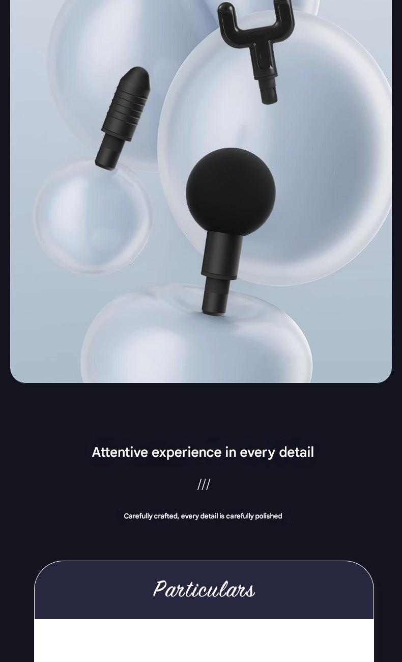 Image of the Portable Electric Massage Gun in use