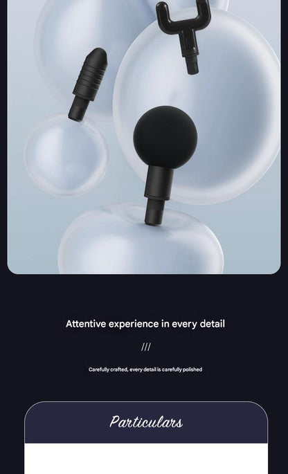 Image of the Portable Electric Massage Gun in use