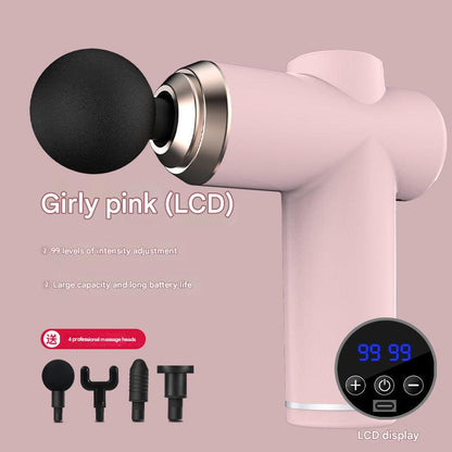 Image of the Portable Electric Massage Gun with charging cable