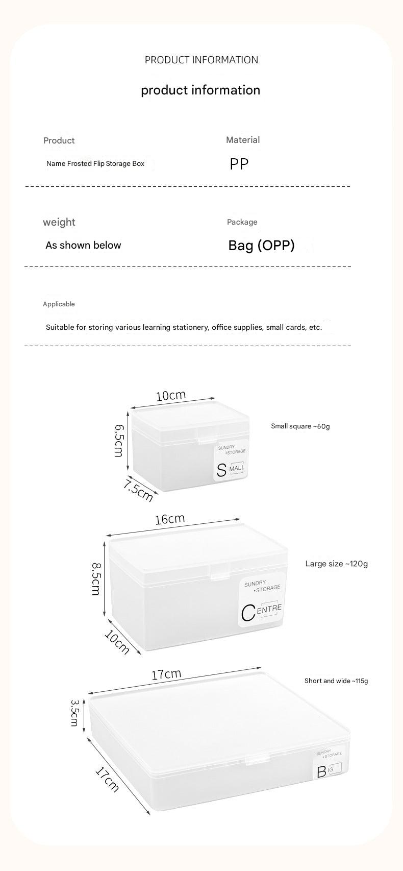Clear plastic storage box with lid for organizing