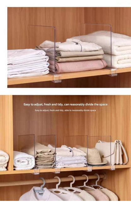Transparent acrylic shelf organizer image 4