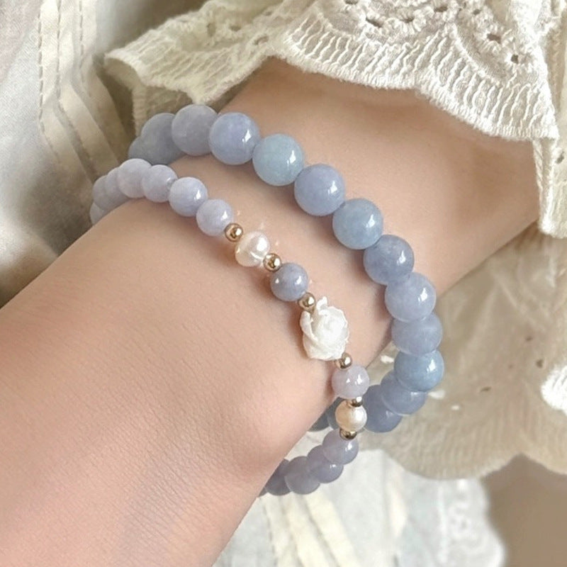 Beautiful camellia bracelet detail image 9