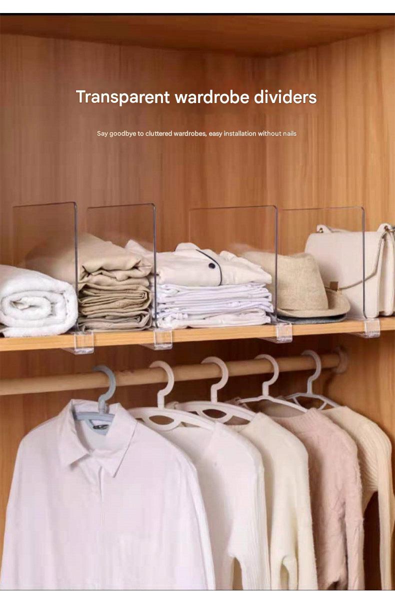 Transparent acrylic shelf organizer image 2