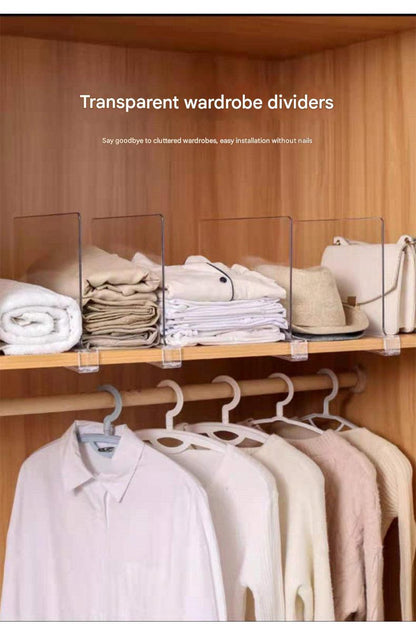 Transparent acrylic shelf organizer image 2