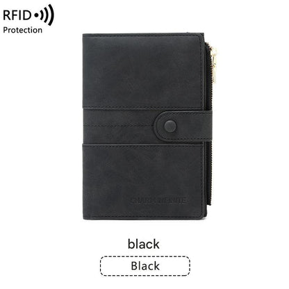 RFID passport holder in gray