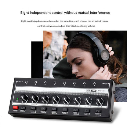 4-channel headphone amplifier for musicians