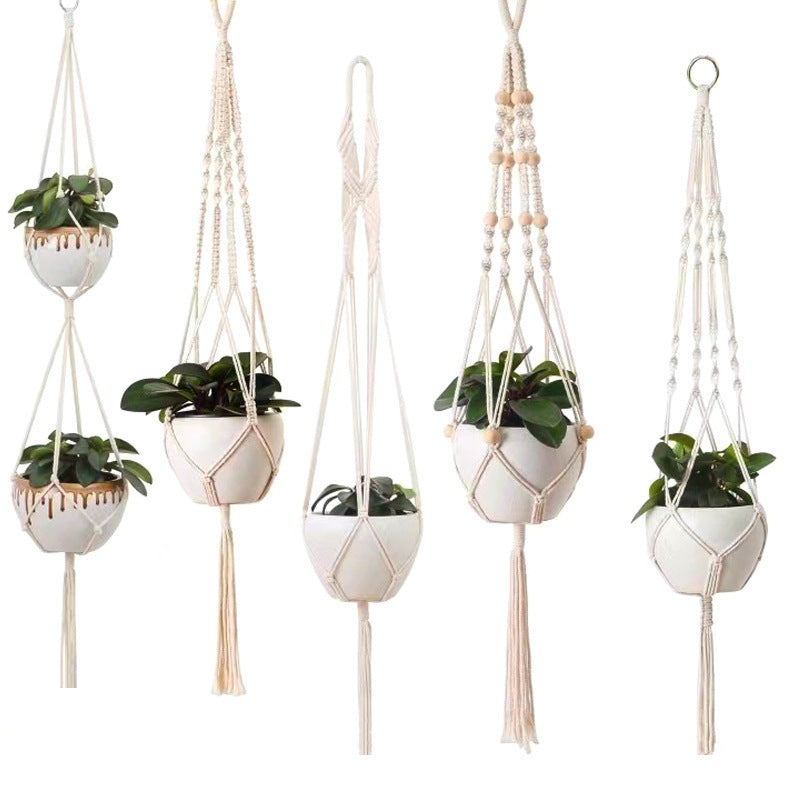 Handcrafted hanging plant basket image 1