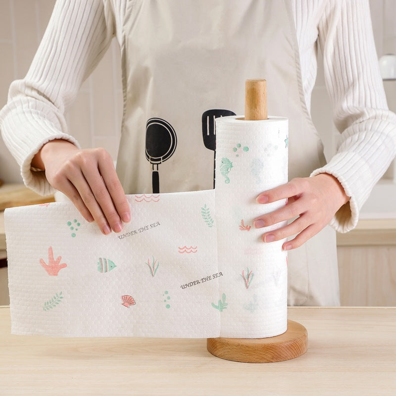 Multiple designs of paper towels for kitchen use