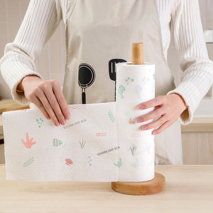 Multiple designs of paper towels for kitchen use