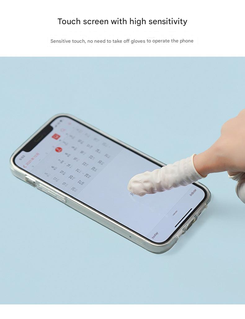 Disposable latex finger cots for beauty