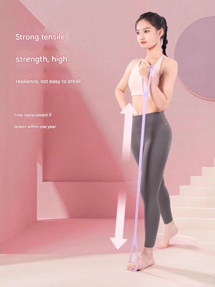 TPE resistance band in pink