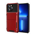 Flip card slot--red