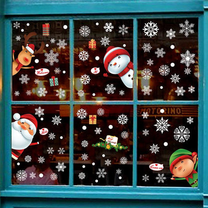 Holiday snowflake decals for home image 5