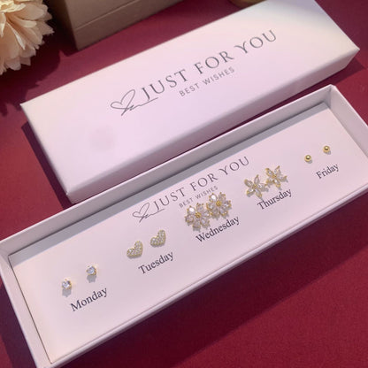 Delicate Floral Design Earrings