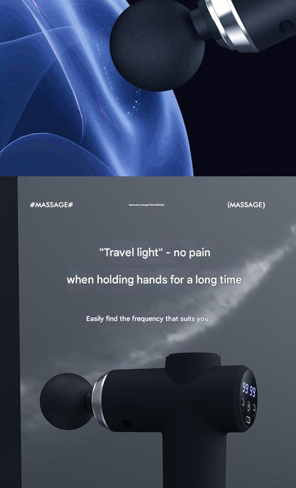 Image of the Portable Electric Massage Gun in Starry Gray