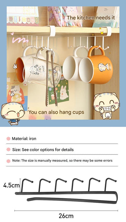 Wall-mounted coat rack with bags and hats