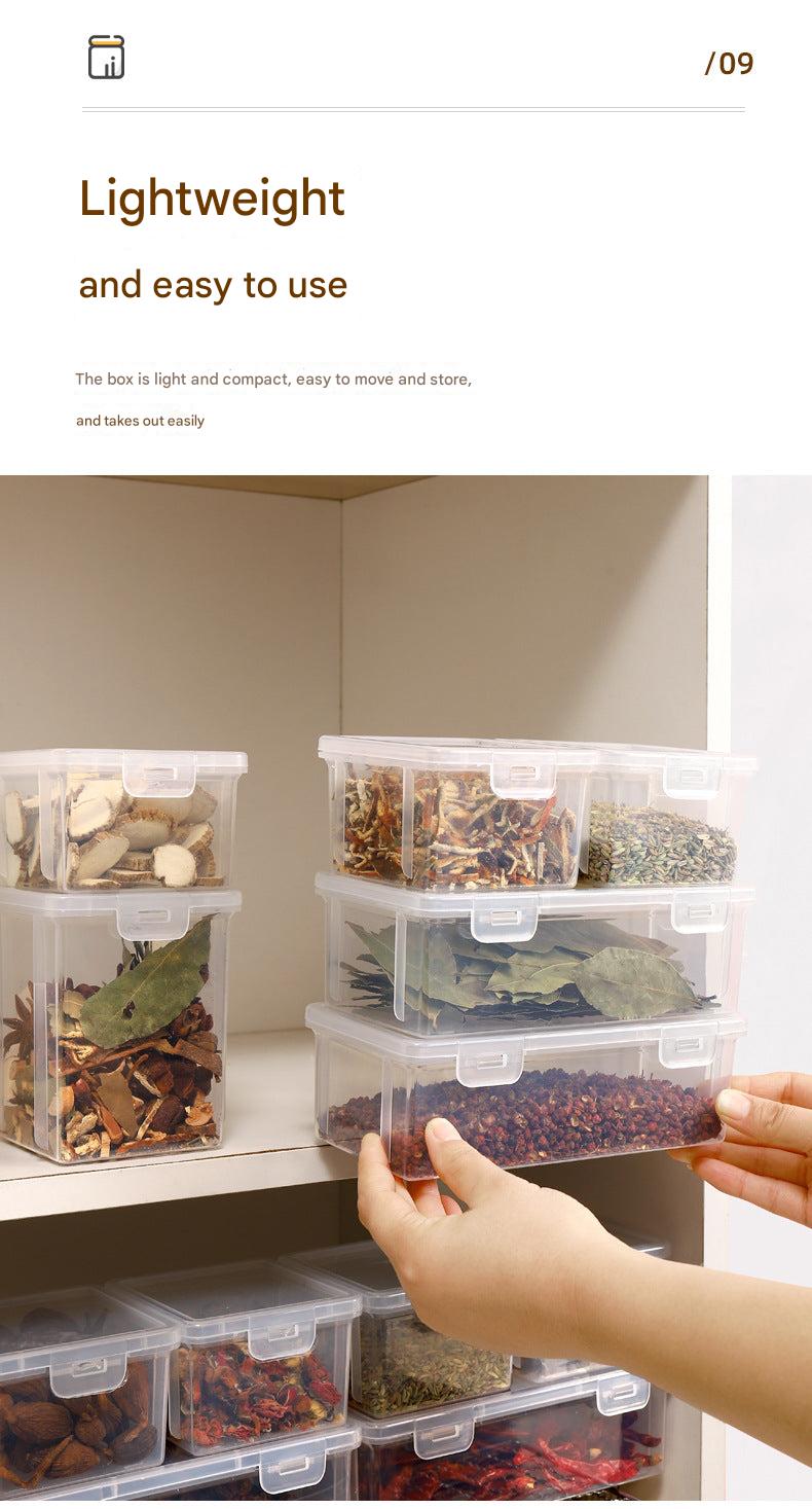 Spice storage container with dried chili