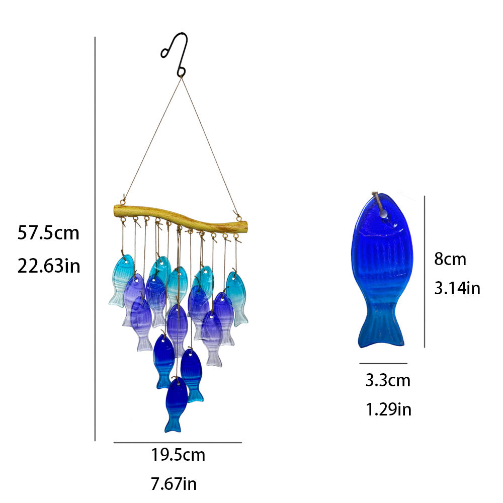 Creative outdoor decor wind chime