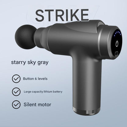 Image showcasing the LCD screen of the massage gun