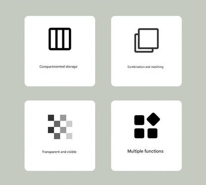 Modern organizing box for clutter
