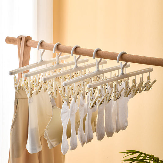 Sock drying rack with clips view 1