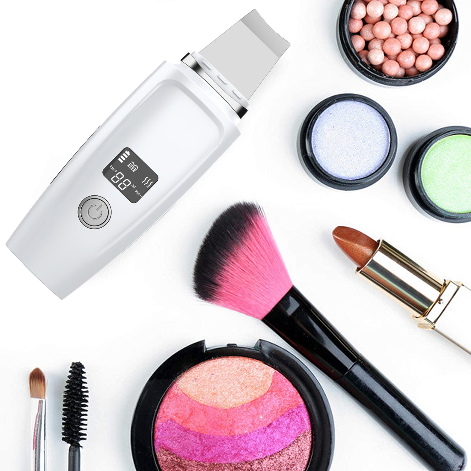 Portable skin scrubber with warranty
