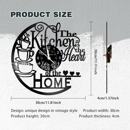 Coffee-themed wall clock image 3