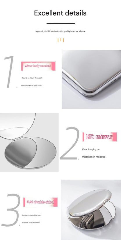 Stylish Portable Makeup Mirror - Image 2