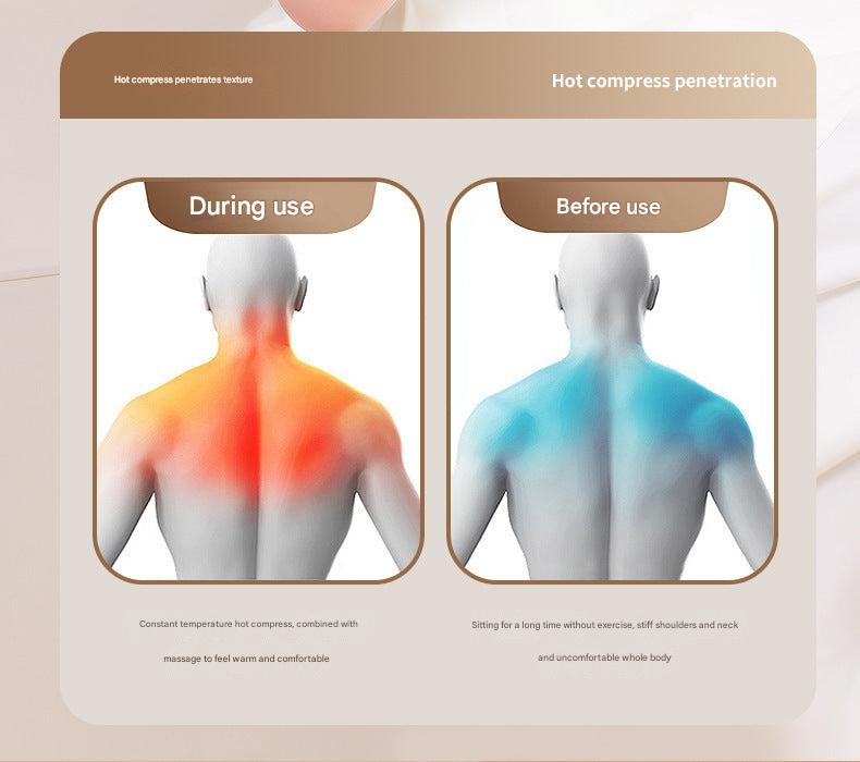 Portable neck and shoulder massager