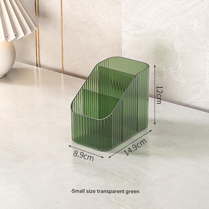 Stylish makeup storage solution for vanity