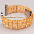 42/44/45/49mm resin strap - Glacier Transparent Orange (Pack of 1)
