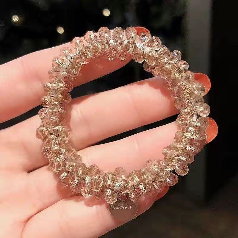 Chic Korean Pearl Hair Tie Bracelet Image 10