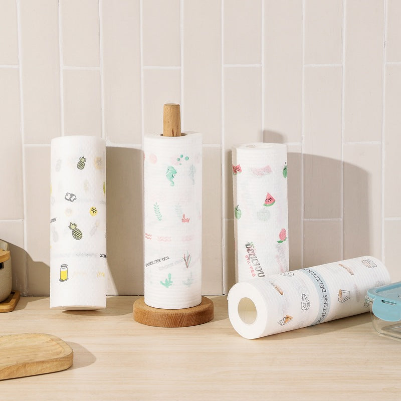 Paper towels soaking up spills effectively