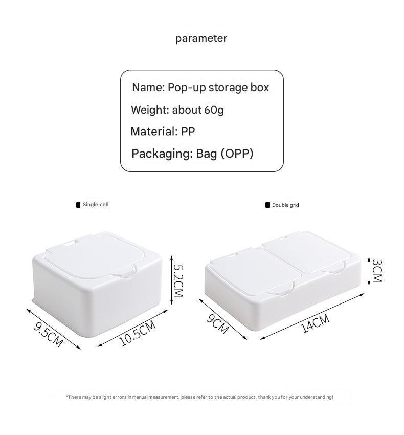Plastic Organizing Box with Lid