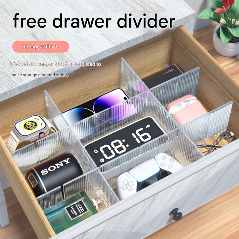 Easy-install drawer dividers for clutter-free spaces