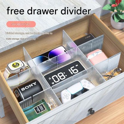 Easy-install drawer dividers for clutter-free spaces