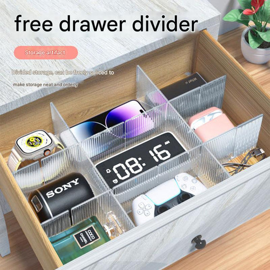 Easy-install drawer dividers for clutter-free spaces