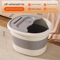 Gray Foot Soaking Bucket with Lid