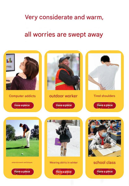 Self-heating body warmer application