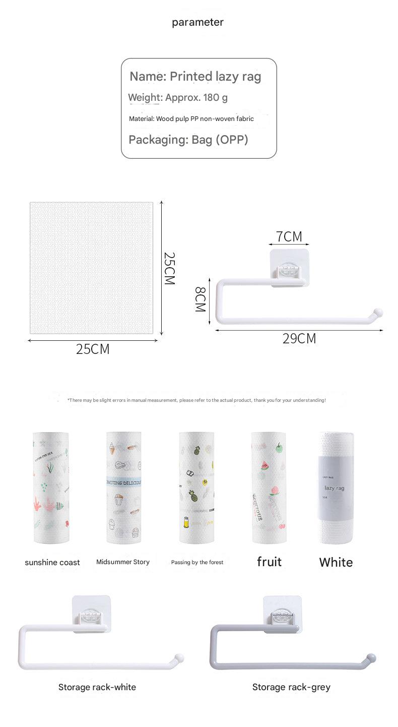 Stylish kitchen paper towels displayed