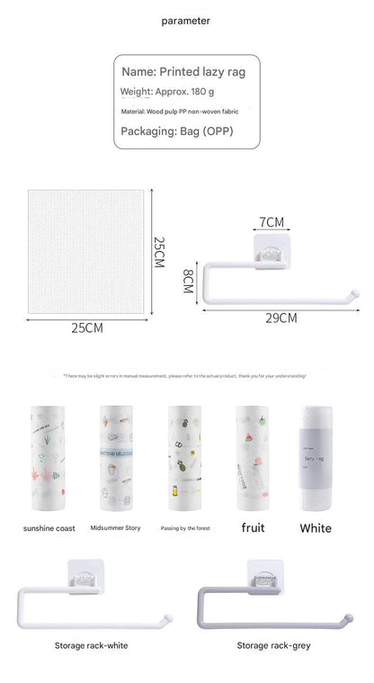 Stylish kitchen paper towels displayed