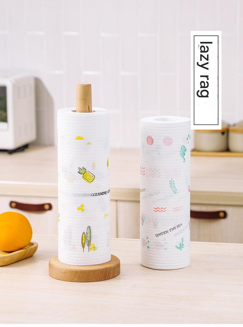 Paper towels soaking up spills effectively