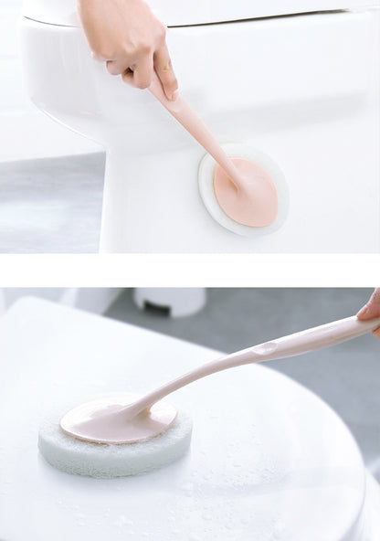 Durable sponge cleaning brush for home use