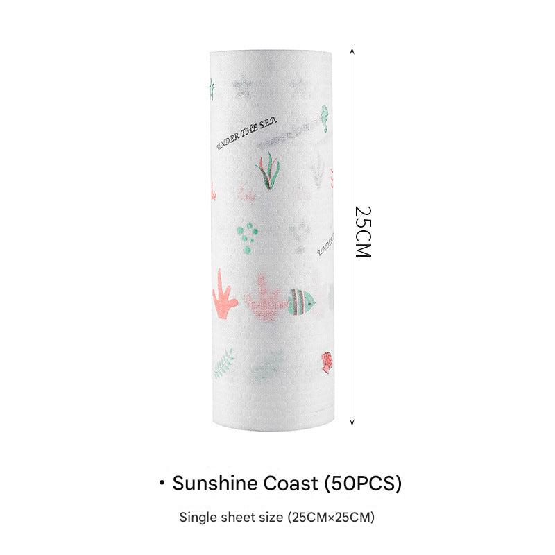 Multiple designs of paper towels for kitchen use
