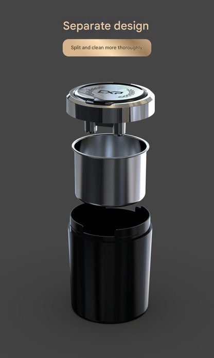 Stylish multifunctional car ashtray