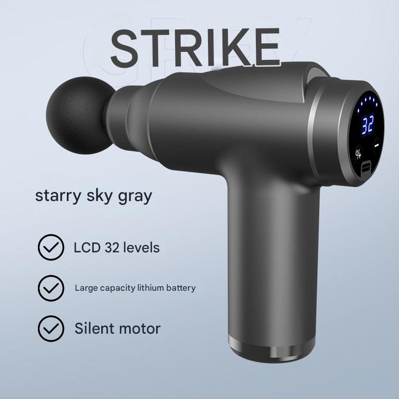 Image of the Portable Electric Massage Gun in Dark Night Black