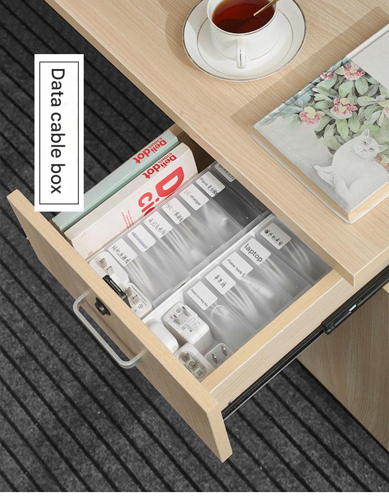 Cable management box for office organization
