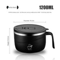 Black Thickened Regular Lid [1200ML]