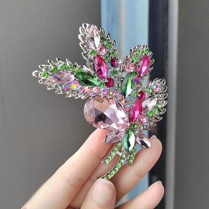 decorative brooch with secure clasp